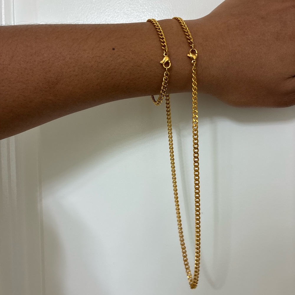 Classic Gold Chain Bracelet 3.8MM